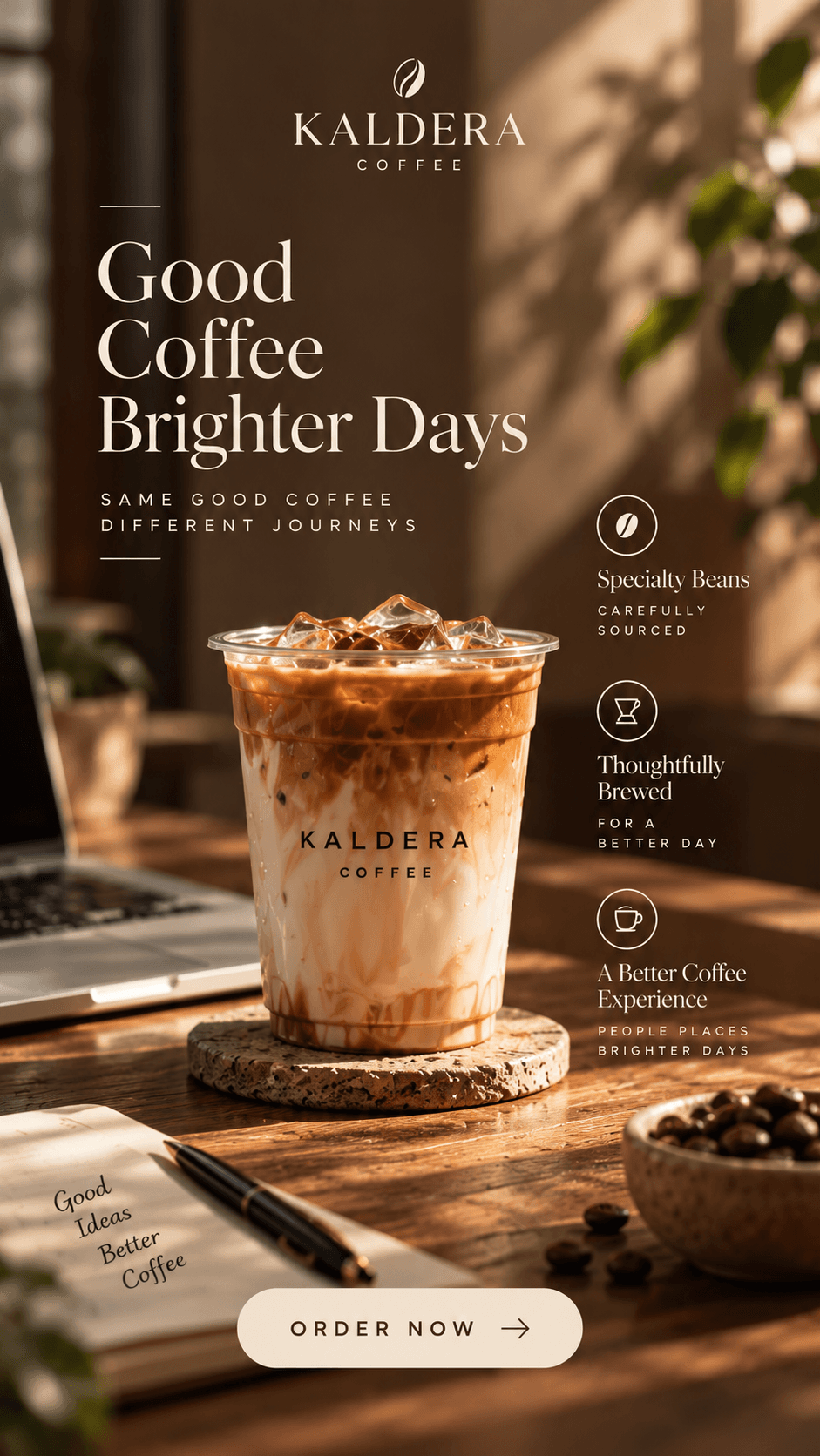 Instagram Story for Kaldera Coffee